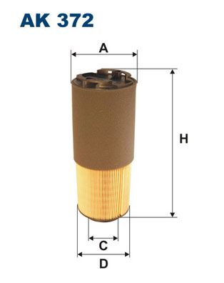 Obrázok Vzduchový filter FILTRON  AK372