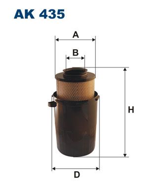 Obrázok Vzduchový filter FILTRON  AK435