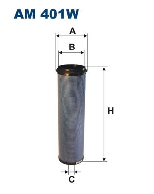 Obrázok Filter sekundárneho vzduchu FILTRON  AM401W