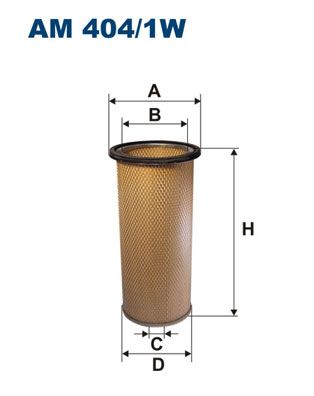 Obrázok Filter sekundárneho vzduchu FILTRON  AM4041W