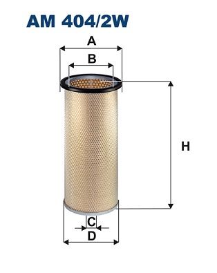 Obrázok Filter sekundárneho vzduchu FILTRON  AM4042W