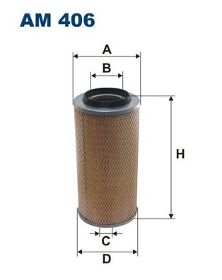 Obrázok Vzduchový filter FILTRON  AM406
