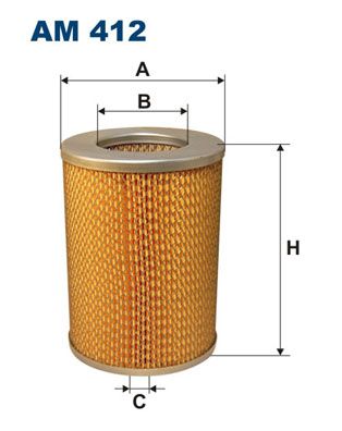 Obrázok Vzduchový filter FILTRON  AM412