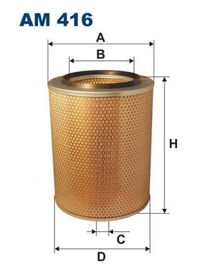 Obrázok Vzduchový filter FILTRON  AM416