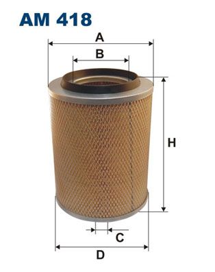 Obrázok Vzduchový filter FILTRON  AM418