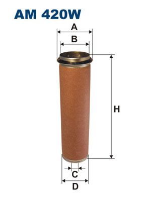 Obrázok Filter sekundárneho vzduchu FILTRON  AM420W