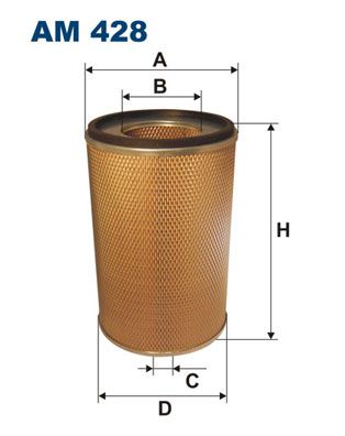 Obrázok Vzduchový filter FILTRON  AM428