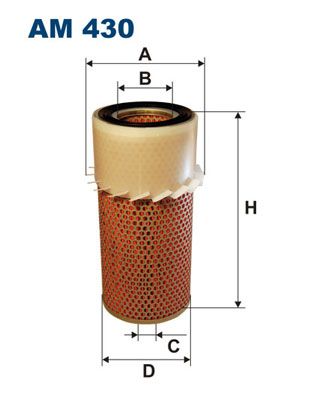 Obrázok Vzduchový filter FILTRON  AM430