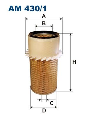 Obrázok Vzduchový filter FILTRON  AM4301