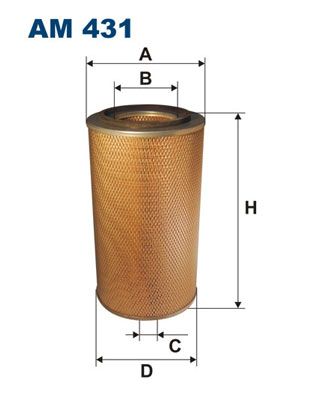 Obrázok Vzduchový filter FILTRON  AM431