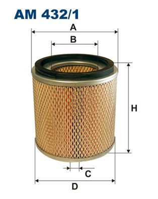 Obrázok Vzduchový filter FILTRON  AM4321