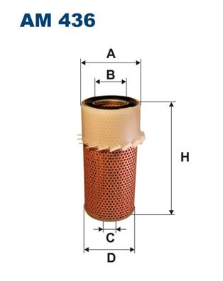 Obrázok Vzduchový filter FILTRON  AM436