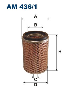 Obrázok Vzduchový filter FILTRON  AM4361