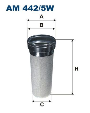 Obrázok Filter sekundárneho vzduchu FILTRON  AM4425W