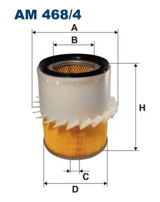 Obrázok Vzduchový filter FILTRON  AM4684