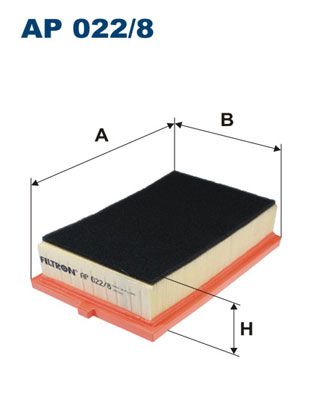 Obrázok Vzduchový filter FILTRON  AP0228