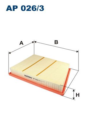 Obrázok Vzduchový filter FILTRON  AP0263