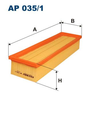 Obrázok Vzduchový filter FILTRON  AP0351