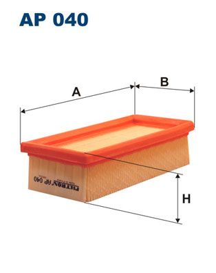 Obrázok Vzduchový filter FILTRON  AP040