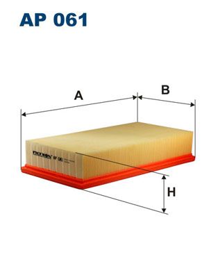 Obrázok Vzduchový filter FILTRON  AP061