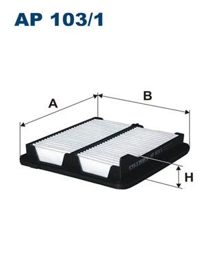 Obrázok Vzduchový filter FILTRON  AP1031