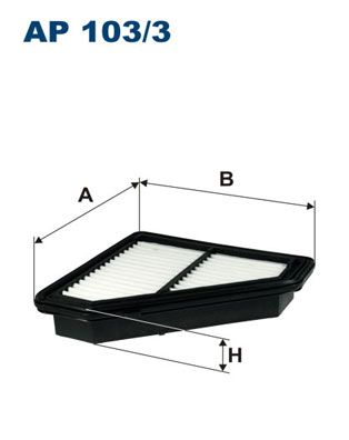 Obrázok Vzduchový filter FILTRON  AP1033