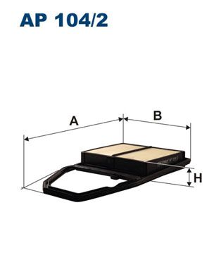 Obrázok Vzduchový filter FILTRON  AP1042