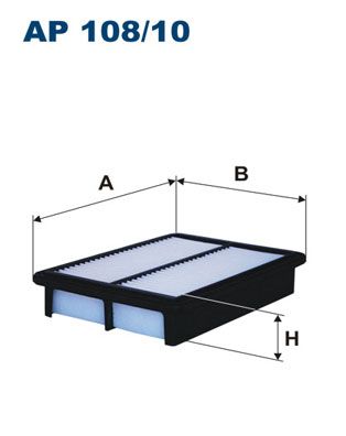 Obrázok Vzduchový filter FILTRON  AP10810