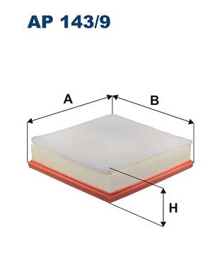 Obrázok Vzduchový filter FILTRON  AP1439
