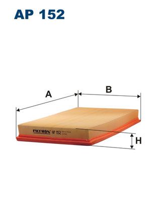 Obrázok Vzduchový filter FILTRON  AP152