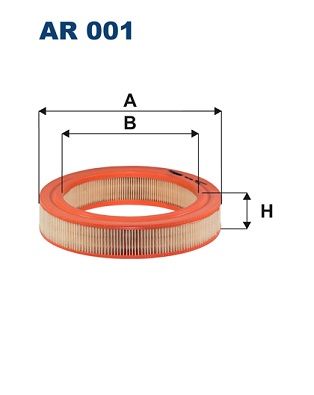 Obrázok Vzduchový filter FILTRON  AR001