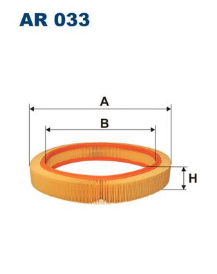 Obrázok Vzduchový filter FILTRON  AR033