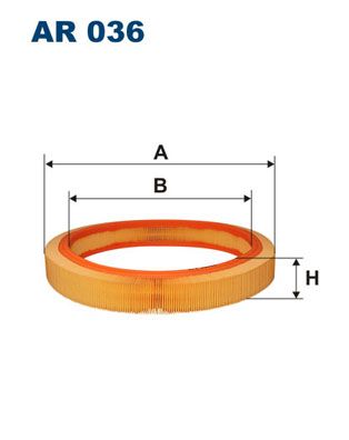Obrázok Vzduchový filter FILTRON  AR036