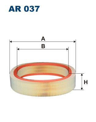 Obrázok Vzduchový filter FILTRON  AR037
