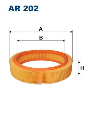 Obrázok Vzduchový filter FILTRON  AR202