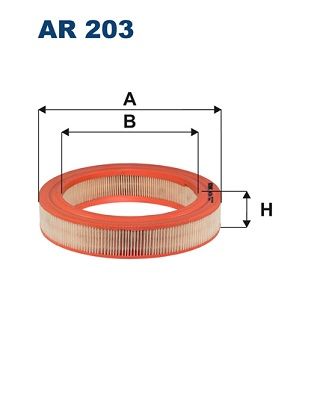 Obrázok Vzduchový filter FILTRON  AR203