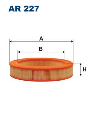 Obrázok Vzduchový filter FILTRON  AR227