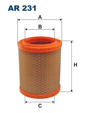 Obrázok Vzduchový filter FILTRON  AR231