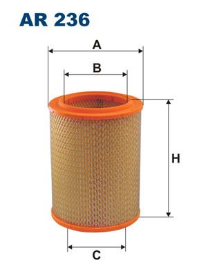 Obrázok Vzduchový filter FILTRON  AR236