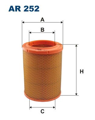 Obrázok Vzduchový filter FILTRON  AR252