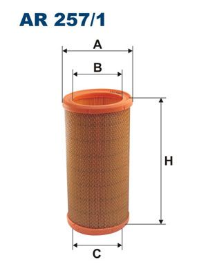 Obrázok Vzduchový filter FILTRON  AR2571