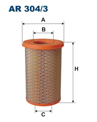 Obrázok Vzduchový filter FILTRON  AR3043