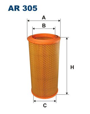 Obrázok Vzduchový filter FILTRON  AR305