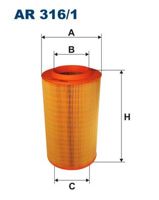 Obrázok Vzduchový filter FILTRON  AR3161