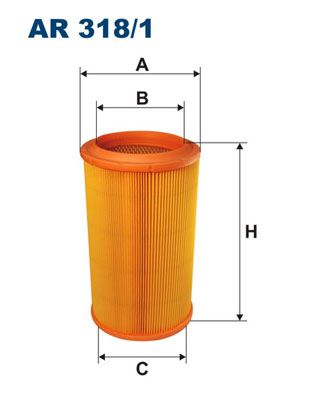 Obrázok Vzduchový filter FILTRON  AR3181