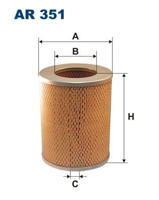 Obrázok Vzduchový filter FILTRON  AR351