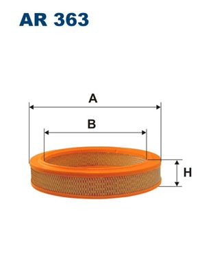 Obrázok Vzduchový filter FILTRON  AR363