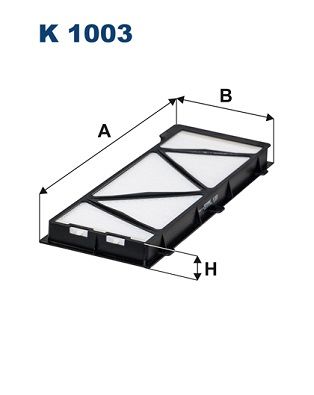 Obrázok Filter vnútorného priestoru FILTRON  K1003