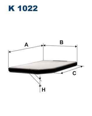 Obrázok Filter vnútorného priestoru FILTRON  K1022