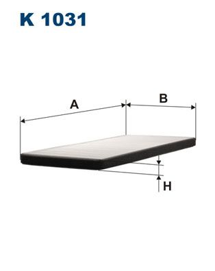 Obrázok Filter vnútorného priestoru FILTRON  K1031